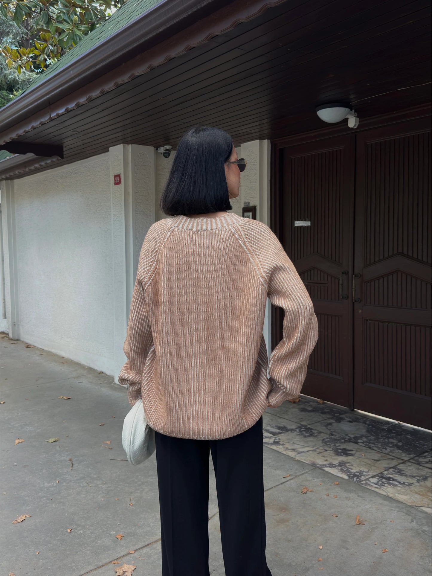 ZEBRA PATTERN CARDIGAN