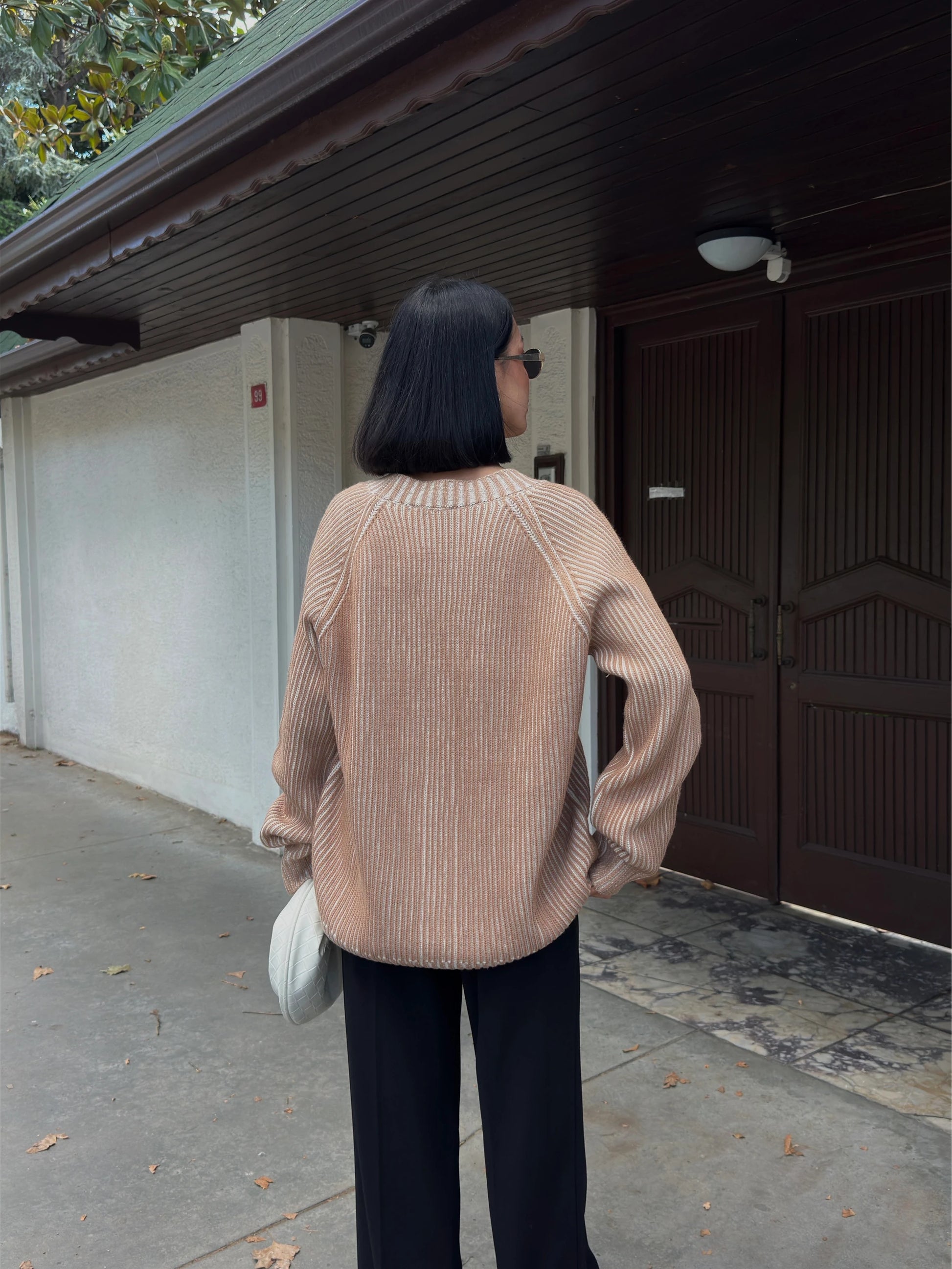 ZEBRA PATTERN CARDIGAN